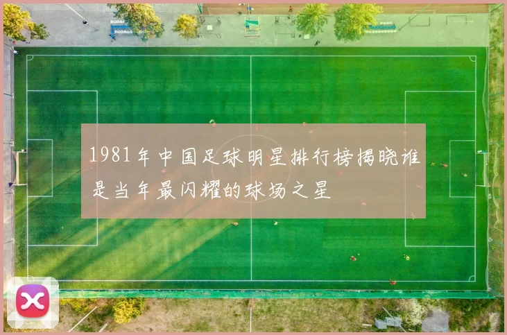 1981年中国足球明星排行榜揭晓谁是当年最闪耀的球场之星