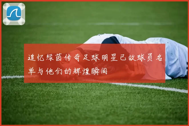 追忆绿茵传奇足球明星已故球员名单与他们的辉煌瞬间