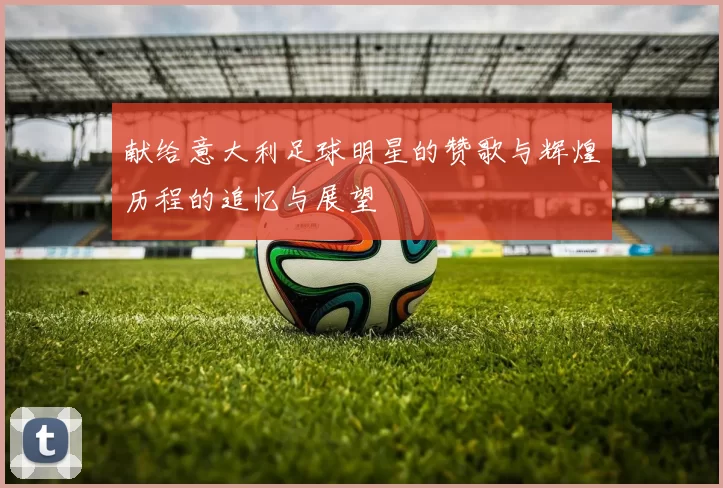 献给意大利足球明星的赞歌与辉煌历程的追忆与展望